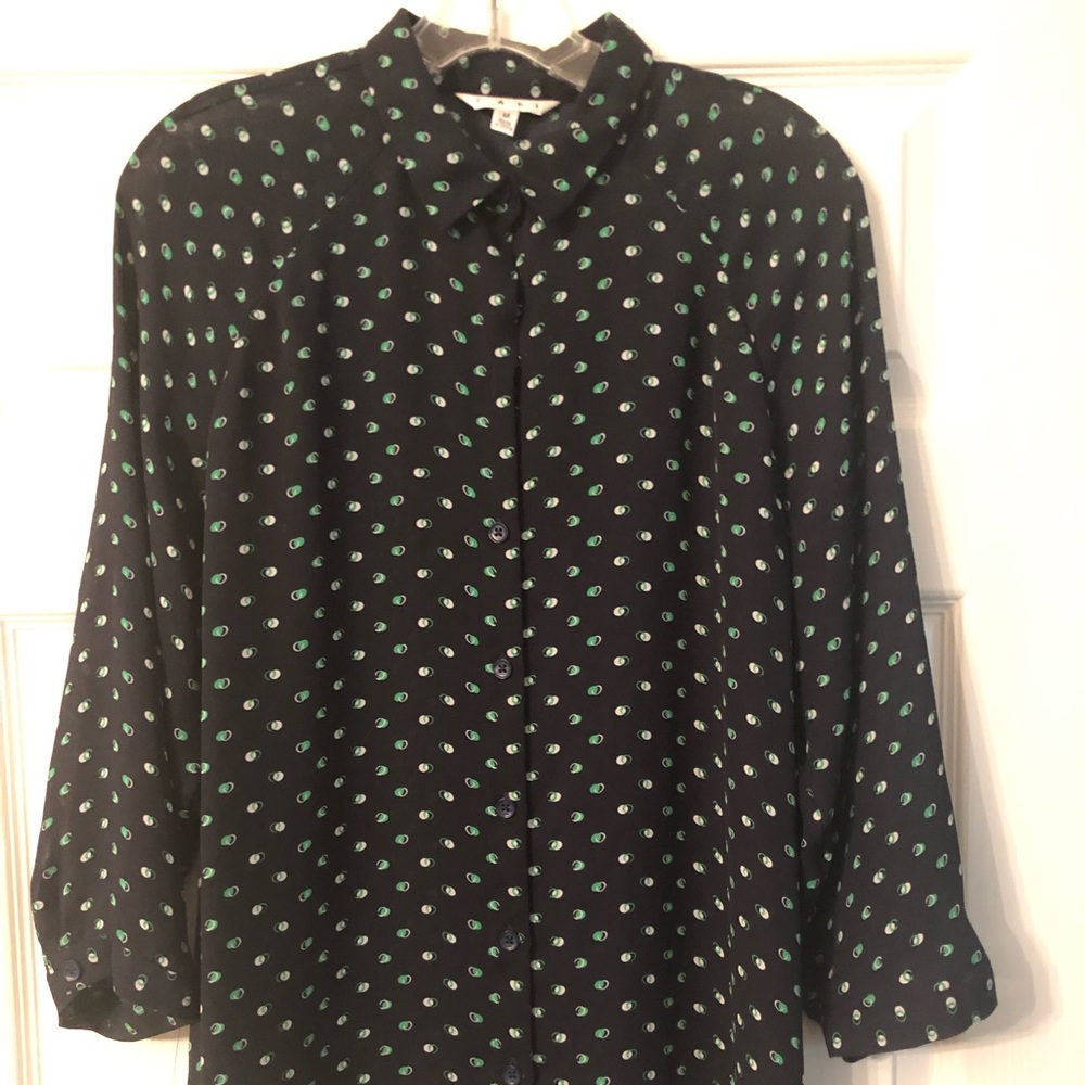 CAbi - Navy Dress Shirt - Size Medium